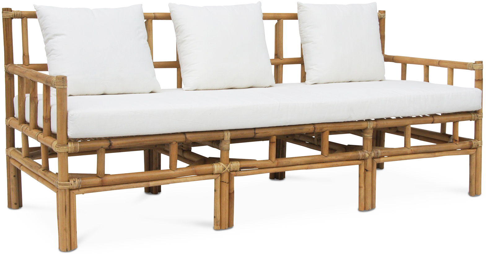 Rotan lounge bank mamasan 175 x 113 x 84 cm aanbieding bij Xenos Rotan lounge bank mamasan 175 x 113 x 84 cm aanbieding bij Xenos
