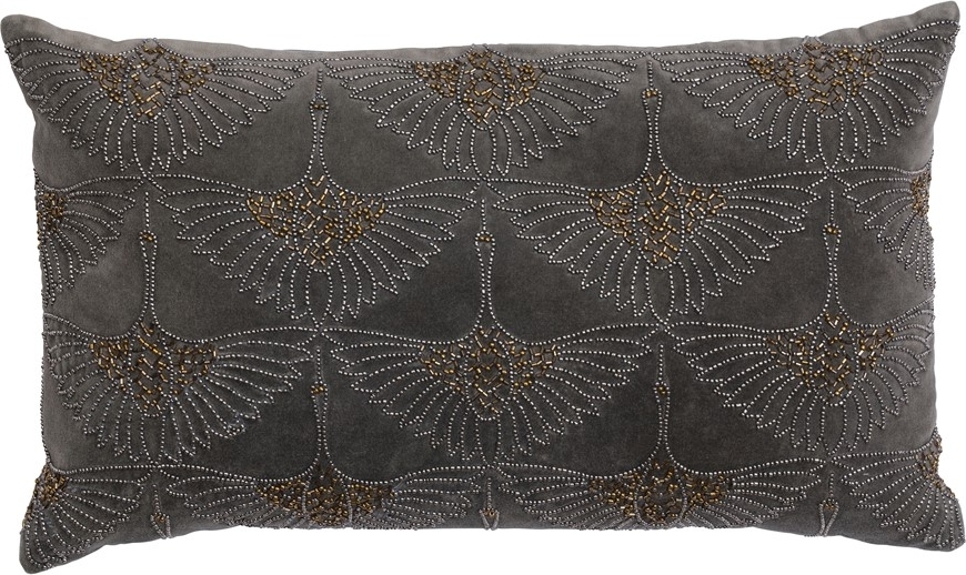 Etienne kussenhoes 30 x 50 cm - Grijs - €23.99 - Kussenhoezen