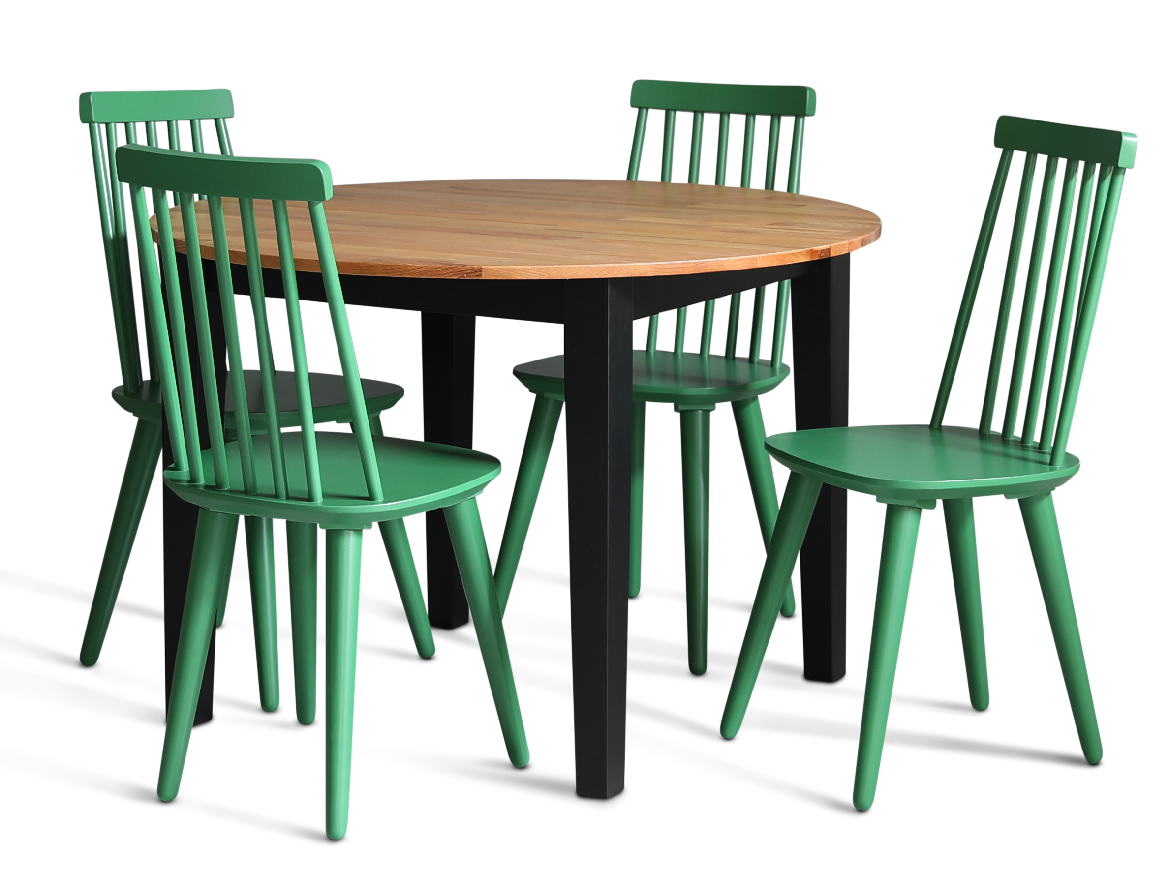 Eetkamertafel met 4 stoelen, keukentafelset voor eetkamer