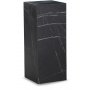 Stenen sokkel 60 cm - Zwart marmer (Laminaat)