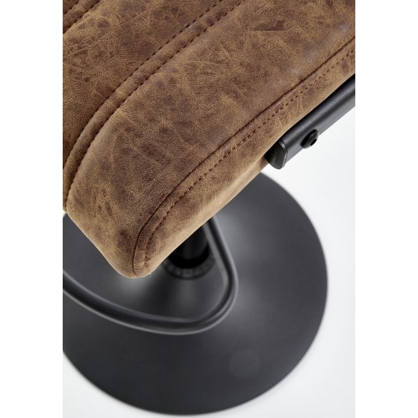 Hester barkruk in bruin vintage PU Hester barkruk in bruin vintage PU