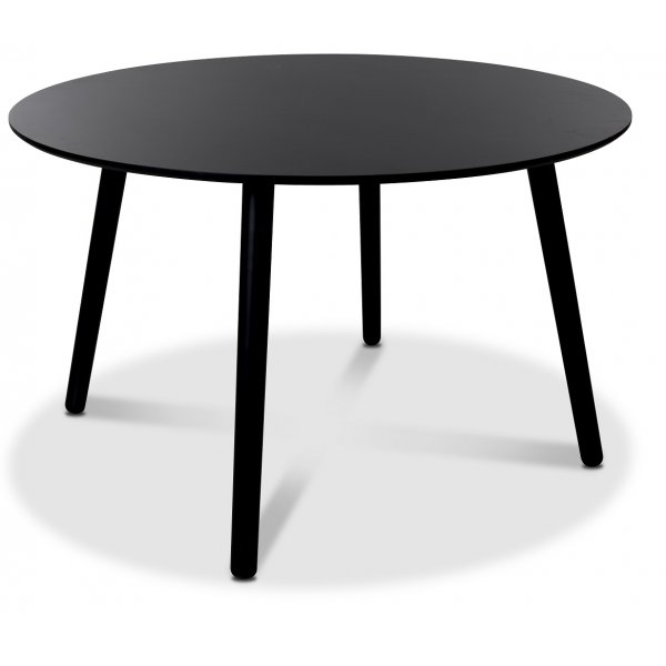 Eettafel zwart �120 cm - Rosvik + Meubelpoten