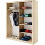 Einar kledingkast 2 - Sonoma eik Einar kledingkast 2 - Sonoma eik