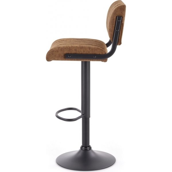 Hester barkruk in bruin vintage PU Hester barkruk in bruin vintage PU