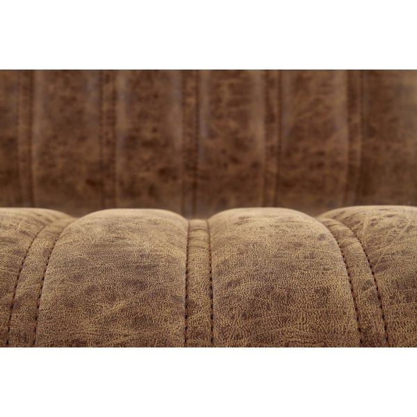 Hester barkruk in bruin vintage PU Hester barkruk in bruin vintage PU