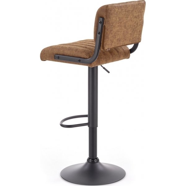 Hester barkruk in bruin vintage PU Hester barkruk in bruin vintage PU